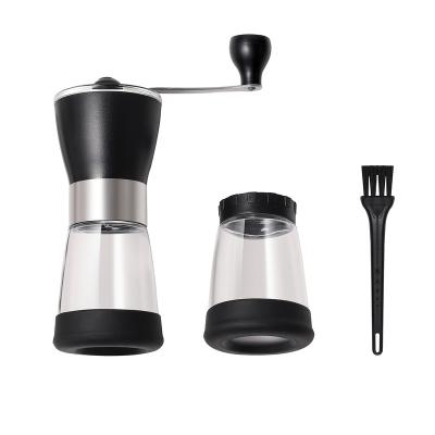 China Who respects the environment. Bean Hand Grinder Stainless Steel Comercial Easy Manual Adjustable Arrangement Burr Coffee Grinder for sale