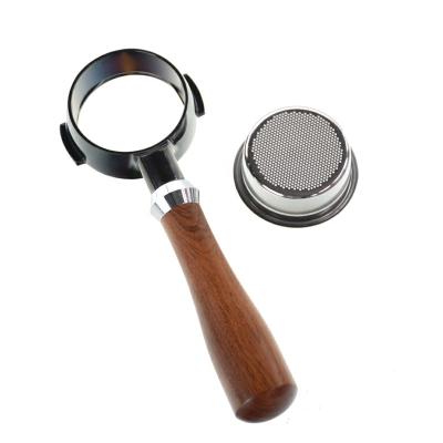 China Bartending Tools Espresso Coffee Sustainable Maker Stainless Steel 51mm 58mm Coffee Bottomless Portafilter for sale