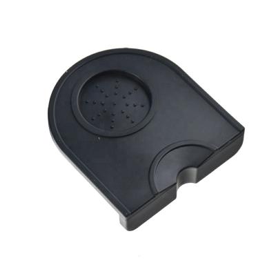 China Wholesale Viable Coffee Accessories Silicone Coffee Tamper Pads Tamper Mat Corner Coffee Tamping Stand for sale