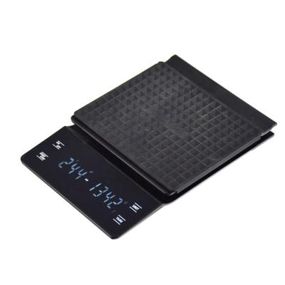 China Viable Electronic Coffee Scale With Timer 0-3000g Kitchen Scale Espresso Cooking Coffee Maker for sale