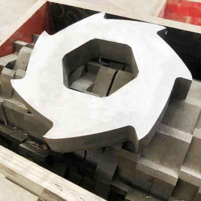 China High Efficiency Safety Long Life Waste Recycling Twin Shaft Shredder Blade Chamber Box For Plastic Shredder Machine for sale