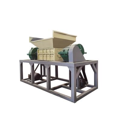 China High efficiency safety long life industrial waste plastic shredder machine, scrap metal recycling crusher, double shaft shredder for sale