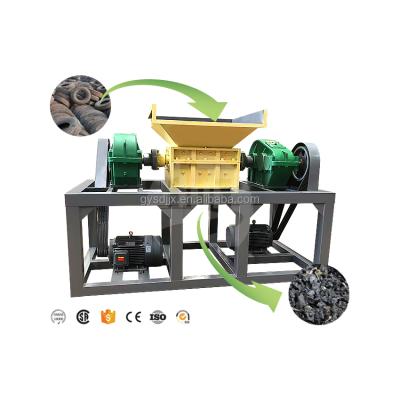 China Scrap Car Tire Recycling Low Speed ​​Double Axle Car Scrap Radiator Shredder Plastic Crusher Machine For Sale for sale