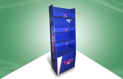 China UV or PP Laminated Cardboard Display Units Floor Displays for Beverage for sale