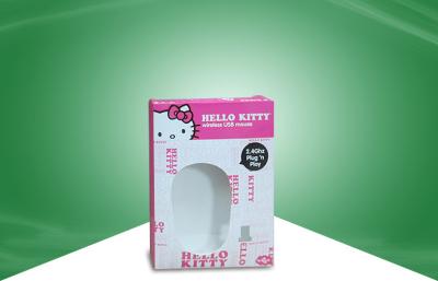 China Full Color Paper Packaging Boxes Carton Box With  Window For Hello Kitty Mouse for sale