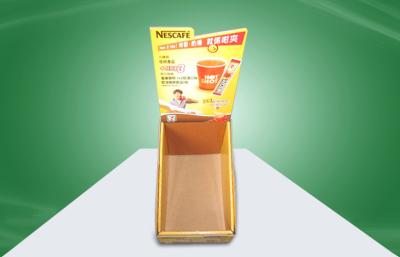 China Nestcafe  Promotional Cardboard Countertop Display 4 Colors Offset Printing for sale