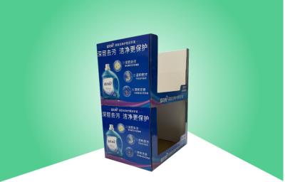 China Robust Double Wall Stack up PDQ Cardboard Tray For Heavy Laundry Detergent To Walmart Store for sale