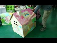 T&W Attractive Kid Cardboard Playhouse