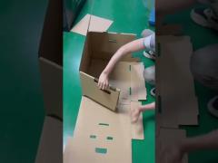 Costco Pet Blanket Cardboard Tray Assembly Video