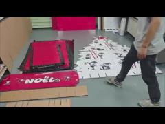 Custom Christmas Tree Pallet Display for Retail Stores