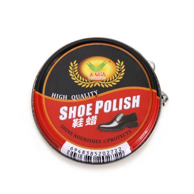 China Black Leather Shoes Dye Hot Sale Black Leather Shoes Care Shoe Polish Carnauba Wax Shoe Care Coloring Product for sale