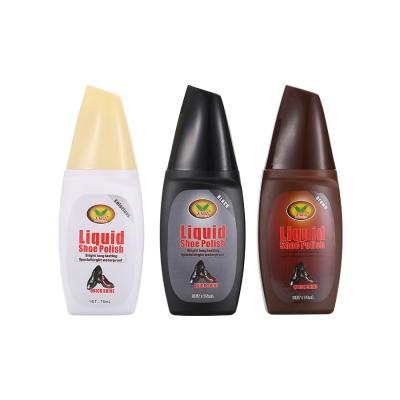 China 75ml Military Shoe Shine Shoe Shine Liquid Shoes Suit Shoe Polish Shoe Polish Brown Shoe Use for sale