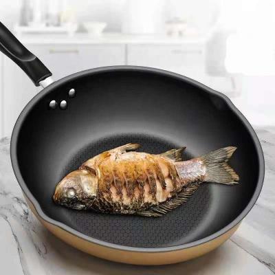 China Modern New 400 Series Stainless Steel Non Stick Frying Pan for sale