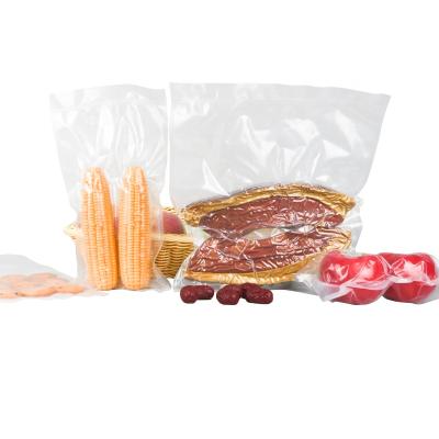 China Disposable Clear Plastic Clear Packaging Heat Sealer Vacuum Sealer Food Grade 3 Sides Sealed Bag for sale