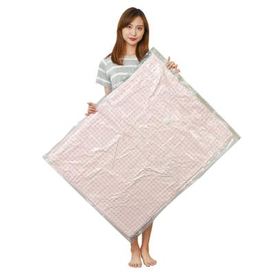 China Compressed Plastic Bedding Vacuum Storage Bags Space Saver Storage Bags for sale