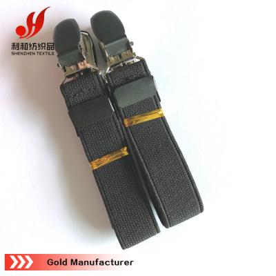 China Workable adjustable black elastic strap with duck tongue buckle for universal for sale