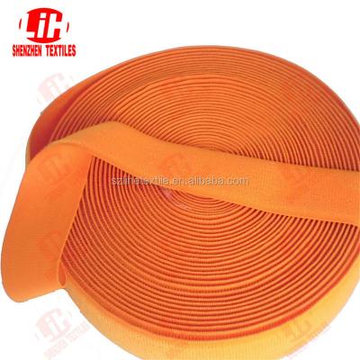 China Factory price viable popular orange woven elastic band for sale