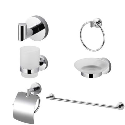 China Stocked Whole Set Of Brass+Stainless Steel Bathroom Accessories for sale