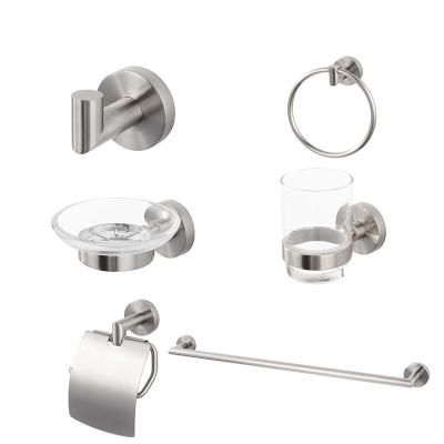 China Stocked whole set of full stainless steel bathroom accessories 	Bathroom Rack Holder for sale