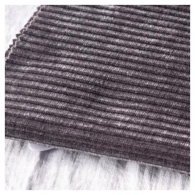 China WIDE STRIPE POLY CHENILLE Brushed Sueded SPANDEX DYE TO KNIT FABRIC FOR WOMEN TOPS AND KIDSWEAR for sale