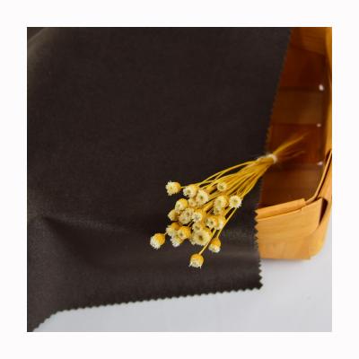 China Shaoxing breathable factory sanded velvet fabric high quality 100% polyester knitted dyed fabric for curtain, table and sofa cover for sale