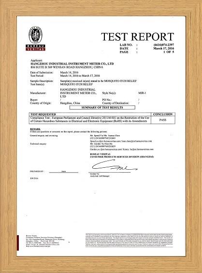 TEST REPORT - Jiangsu Xiangyou Medical Instrument Co., Ltd.