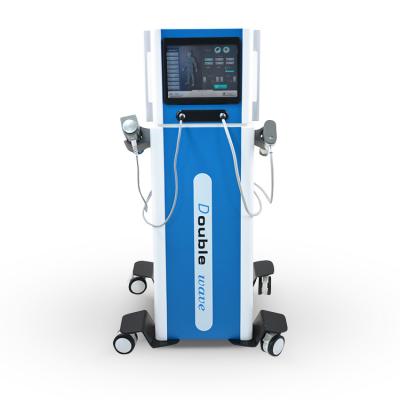 China Verticale schokgolftherapieapparatuur 2 in 1 EMS schokgolfmachine voor lichaamsmassage schokgolftherapie fysiotherapie Te koop