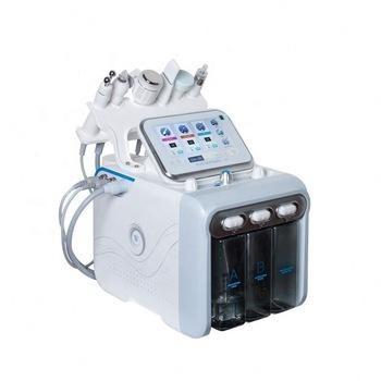 China Portable 6 In 1 Hydro Dermabrasion Machine Multifunctional Facial Aqua Peeling Machine for sale