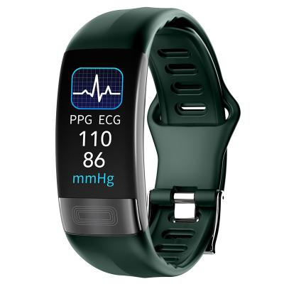 China Erkennung des PPG-EKG-Temperaturarmbands IP67 Smart-Armband Herzfrequenz-Blutdruck zu verkaufen