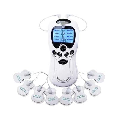 China Dual Output Electric Therapy Massager Lichtgewicht EMS-spierstimulator TENS-eenheid Te koop