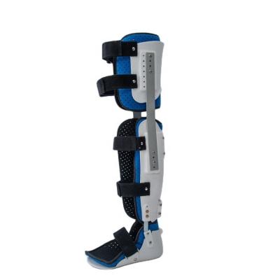 China High Quality Plastic Comfortable Medical Knee Ankle Foot Orthosis Brace With Hinge Orthopedic Knee Brace for sale