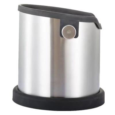 China Factory Direct Stainless Steel Coffee Grounds Bucket Bar Counter Tea Floor Storage Bucket Viable for sale