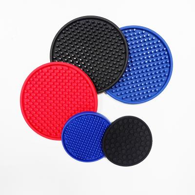 China Amazon Round Eco-Friendly High Quality Non-slip Heat Insulated Coaster Viable Hot Selling Pad For Home Restaurant for sale