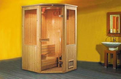 China With Traditional Transom Windows Two Person Stained Glass Sauna House (M-6008) for sale