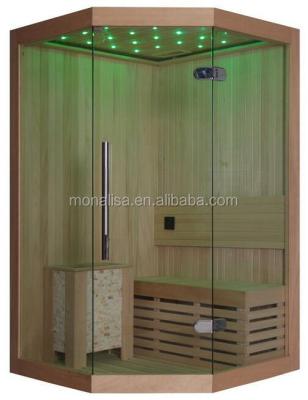 China 2016 Newest Design Monalisa Dry Steam Sauna Dry Room With Harvia Stove M-6039 for sale