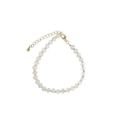 China Vintage factory direct selling crystal beaded fashion simple elegant classic flexible temperament exquisite daily bracelet for sale