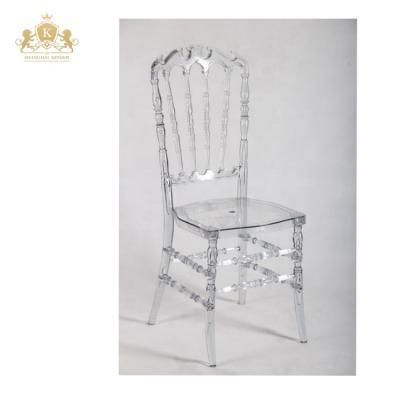 China 2020 Wholesale Wedding And Event Plastic Chairs Napoleon Chair For Outdoor Party Ceremony Decoration for sale