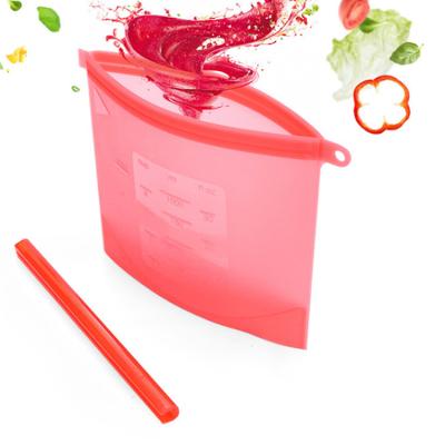 China Amazon Food Grade Storage Silicone Food Sustainable Hot Selling Reusable Airtight Bag for sale