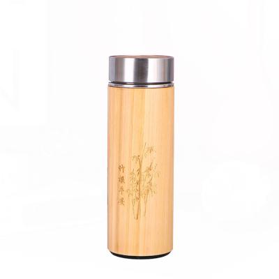 China Factory Sustainable Hot Sale Bamboo Water Filter Bottle for sale