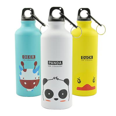 China Sustainable Gift 500ML Aluminum Water Bottle , Drinking Aluminum Bottle With Cap for sale