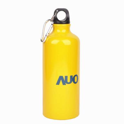 China Viable Promotional Gift 500ML Black Aluminum Bottle , Water Bottle Aluminum for sale