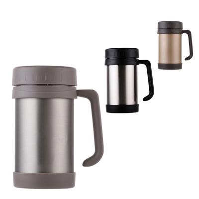 China 500ML Double Wall 18/8 Stainless Steel Cups Coffee Clear Cup Disposable Coffee Cups For Coffee for sale