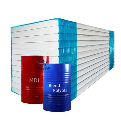 China VP-IR01 Polyols de mezcla de PU para paneles PIR con alto rendimiento ignífugo en venta