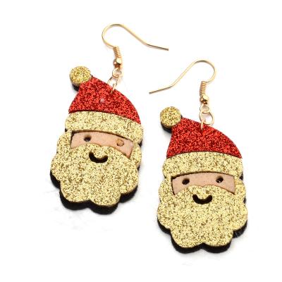 China Trendy creative fashion Santa Stud Earrings Christmas Jewelry of European and American personality new for sale