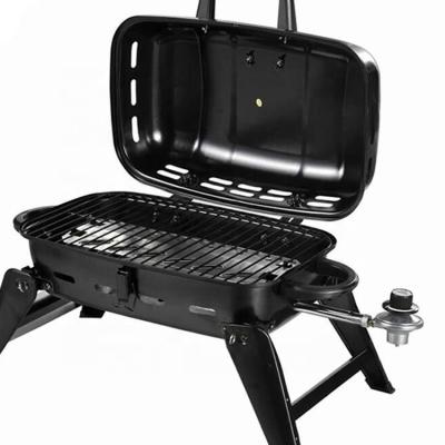 China Easily Assembled Outdoor BBQ Basket Good Quality Picnic Natural Gas BBQ Portable Grill With Lid for sale