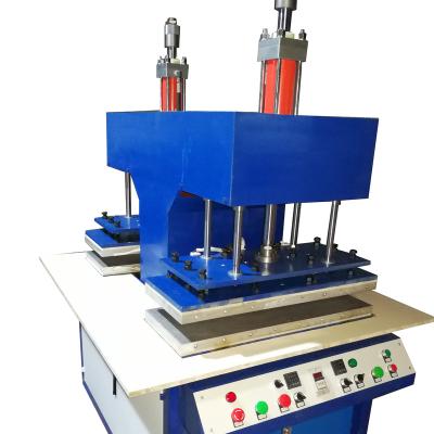 China Hotels Double Station Hydraulic Flat Garment Embossing Machine for sale