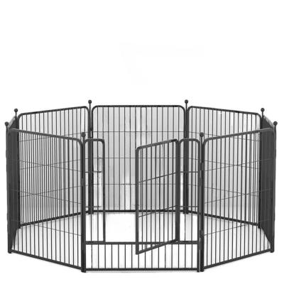 China Sustainable Factory Direct Sale Plated Wire Pet Fence Indoor And Outdoor for sale