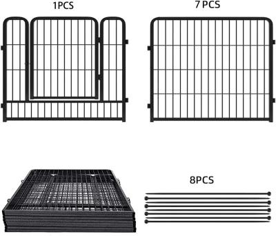 China Sustainable Factory Direct Sale Plated Wire Dog Fence Indoor And Outdoor for sale