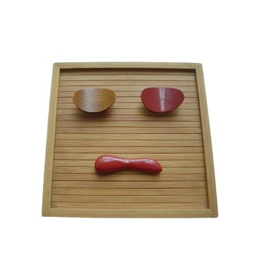 China China Natural Bamboo Square Heat Resistant Bamboo Products for sale