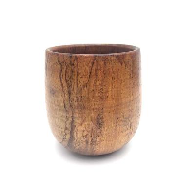 China Wholesale Cheap Sustainable Natural Wooden Bulk Wild Wooden Kitchen Coffee Mug Tea Cup Water Household Drinks Wine Cup for sale